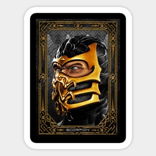 MK ultimate scorpion Sticker